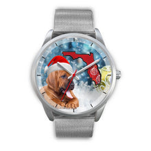 Load image into Gallery viewer, Bloodhound On Christmas Florida Wrist Watch-Free Shipping