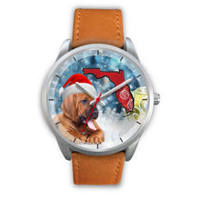 Load image into Gallery viewer, Bloodhound On Christmas Florida Wrist Watch-Free Shipping