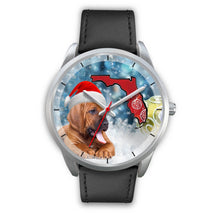 Load image into Gallery viewer, Bloodhound On Christmas Florida Wrist Watch-Free Shipping