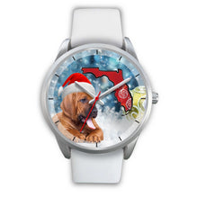Load image into Gallery viewer, Bloodhound On Christmas Florida Wrist Watch-Free Shipping