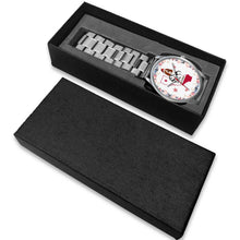 Load image into Gallery viewer, Basset Hound California Christmas Special Silver Wrist Watch-Free Shipping