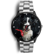 Load image into Gallery viewer, Border Collie On Christmas Florida Wrist Watch-Free Shipping