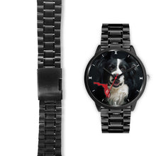 Load image into Gallery viewer, Border Collie On Christmas Florida Wrist Watch-Free Shipping