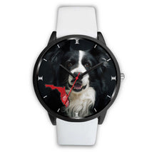 Load image into Gallery viewer, Border Collie On Christmas Florida Wrist Watch-Free Shipping