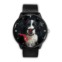 Load image into Gallery viewer, Border Collie On Christmas Florida Wrist Watch-Free Shipping