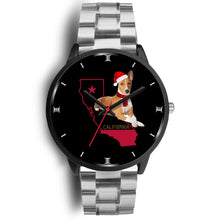 Load image into Gallery viewer, Basenji Dog California Christmas Special Wrist Watch-Free Shipping