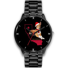 Load image into Gallery viewer, Basenji Dog California Christmas Special Wrist Watch-Free Shipping