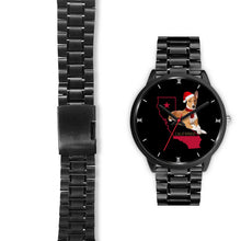 Load image into Gallery viewer, Basenji Dog California Christmas Special Wrist Watch-Free Shipping