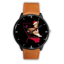 Load image into Gallery viewer, Basenji Dog California Christmas Special Wrist Watch-Free Shipping