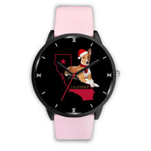 Load image into Gallery viewer, Basenji Dog California Christmas Special Wrist Watch-Free Shipping
