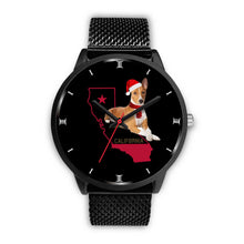 Load image into Gallery viewer, Basenji Dog California Christmas Special Wrist Watch-Free Shipping