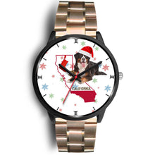 Load image into Gallery viewer, Bernese Mountain Dog California Christmas Special Wrist Watch-Free Shipping