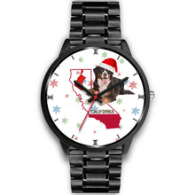 Load image into Gallery viewer, Bernese Mountain Dog California Christmas Special Wrist Watch-Free Shipping