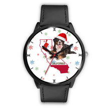 Load image into Gallery viewer, Bernese Mountain Dog California Christmas Special Wrist Watch-Free Shipping