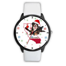 Load image into Gallery viewer, Bernese Mountain Dog California Christmas Special Wrist Watch-Free Shipping