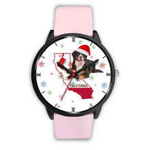 Load image into Gallery viewer, Bernese Mountain Dog California Christmas Special Wrist Watch-Free Shipping