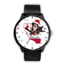 Load image into Gallery viewer, Bernese Mountain Dog California Christmas Special Wrist Watch-Free Shipping