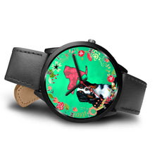Load image into Gallery viewer, Bernese Mountain Dog New York Christmas Special Wrist Watch-Free Shipping