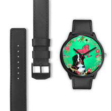 Load image into Gallery viewer, Bernese Mountain Dog New York Christmas Special Wrist Watch-Free Shipping