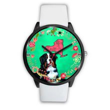 Load image into Gallery viewer, Bernese Mountain Dog New York Christmas Special Wrist Watch-Free Shipping