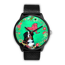 Load image into Gallery viewer, Bernese Mountain Dog New York Christmas Special Wrist Watch-Free Shipping