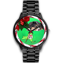 Load image into Gallery viewer, Australian Shepherd Dog New York Christmas Special Wrist Watch-Free Shipping