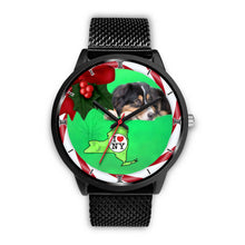 Load image into Gallery viewer, Australian Shepherd Dog New York Christmas Special Wrist Watch-Free Shipping