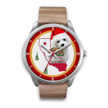 Load image into Gallery viewer, Bichon Frise California Christmas Special Wrist Watch-Free Shipping