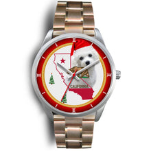Load image into Gallery viewer, Bichon Frise California Christmas Special Wrist Watch-Free Shipping