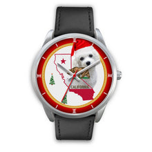 Load image into Gallery viewer, Bichon Frise California Christmas Special Wrist Watch-Free Shipping