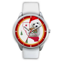Load image into Gallery viewer, Bichon Frise California Christmas Special Wrist Watch-Free Shipping