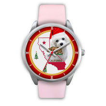 Load image into Gallery viewer, Bichon Frise California Christmas Special Wrist Watch-Free Shipping