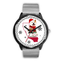 Load image into Gallery viewer, Akita Dog California Christmas Special Wrist Watch-Free Shipping