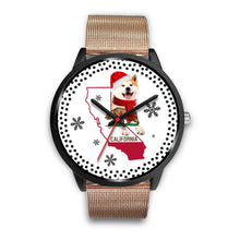 Load image into Gallery viewer, Akita Dog California Christmas Special Wrist Watch-Free Shipping