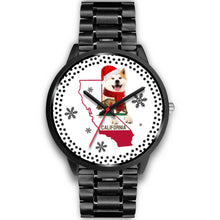 Load image into Gallery viewer, Akita Dog California Christmas Special Wrist Watch-Free Shipping
