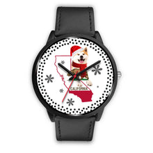 Load image into Gallery viewer, Akita Dog California Christmas Special Wrist Watch-Free Shipping