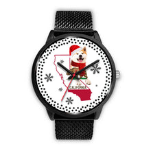 Load image into Gallery viewer, Akita Dog California Christmas Special Wrist Watch-Free Shipping