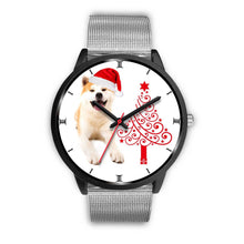 Load image into Gallery viewer, Amazing Akita Dog Christmas Special Wrist Watch-Free Shipping