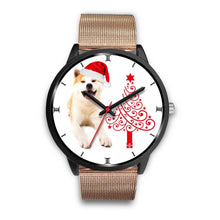 Load image into Gallery viewer, Amazing Akita Dog Christmas Special Wrist Watch-Free Shipping