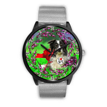Load image into Gallery viewer, Amazing Border Collie Dog New York Christmas Special Wrist Watch-Free Shipping