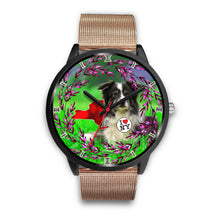 Load image into Gallery viewer, Amazing Border Collie Dog New York Christmas Special Wrist Watch-Free Shipping