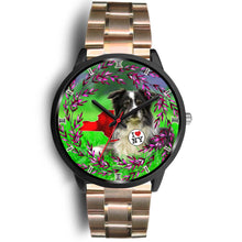 Load image into Gallery viewer, Amazing Border Collie Dog New York Christmas Special Wrist Watch-Free Shipping