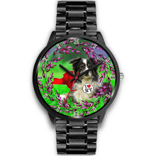Load image into Gallery viewer, Amazing Border Collie Dog New York Christmas Special Wrist Watch-Free Shipping