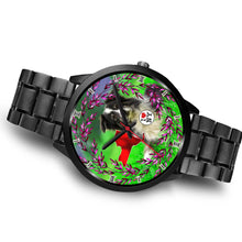 Load image into Gallery viewer, Amazing Border Collie Dog New York Christmas Special Wrist Watch-Free Shipping