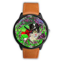 Load image into Gallery viewer, Amazing Border Collie Dog New York Christmas Special Wrist Watch-Free Shipping