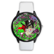 Load image into Gallery viewer, Amazing Border Collie Dog New York Christmas Special Wrist Watch-Free Shipping