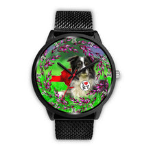 Load image into Gallery viewer, Amazing Border Collie Dog New York Christmas Special Wrist Watch-Free Shipping
