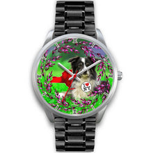 Load image into Gallery viewer, Border Collie Dog New York Christmas Special Wrist Watch-Free Shipping