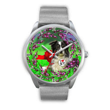 Load image into Gallery viewer, Border Collie Dog New York Christmas Special Wrist Watch-Free Shipping