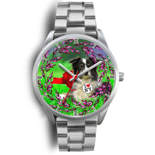 Load image into Gallery viewer, Border Collie Dog New York Christmas Special Wrist Watch-Free Shipping